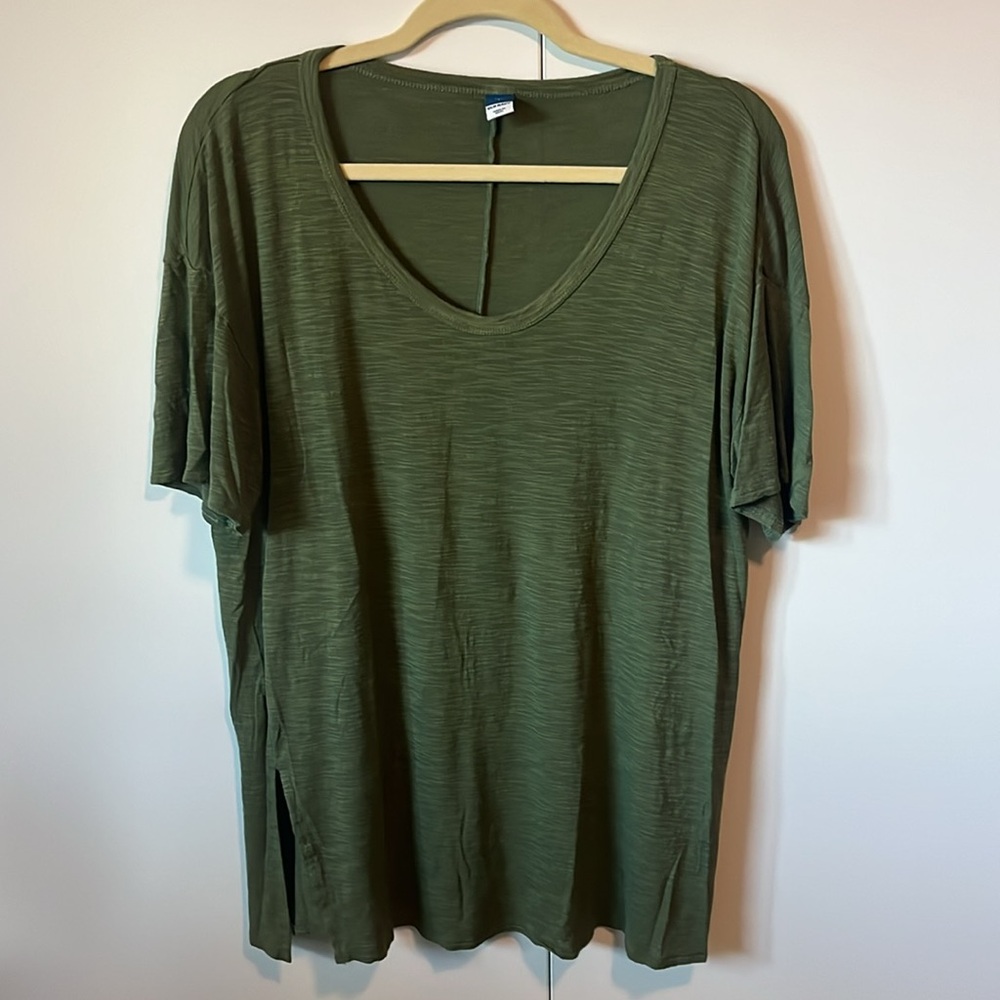 Old navy oversized slub tunic in color norfolk size small. Worn once